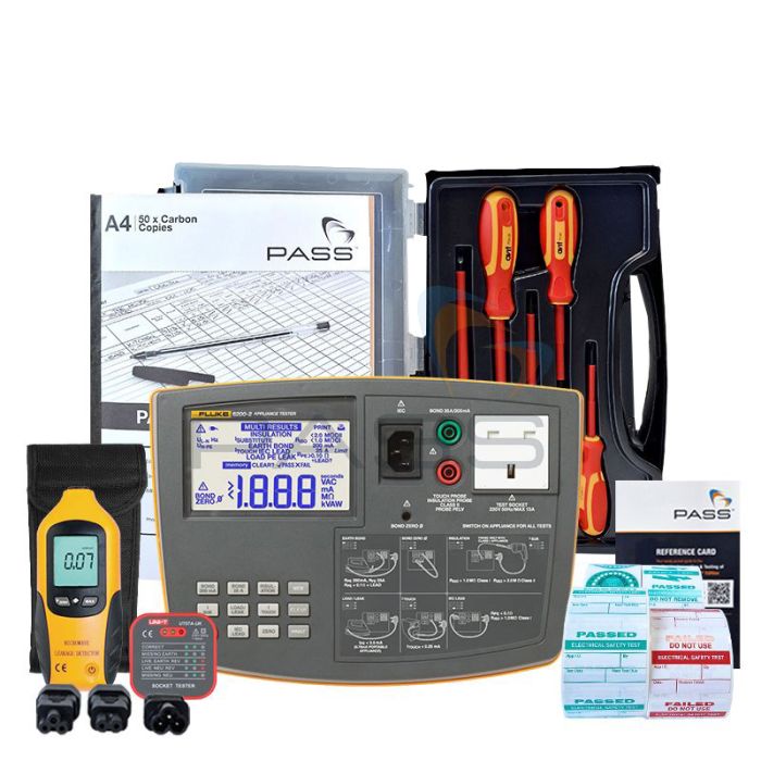 Fluke 6200-2 PAT Tester - PAT Essentials Kit (Bundle 1) front view