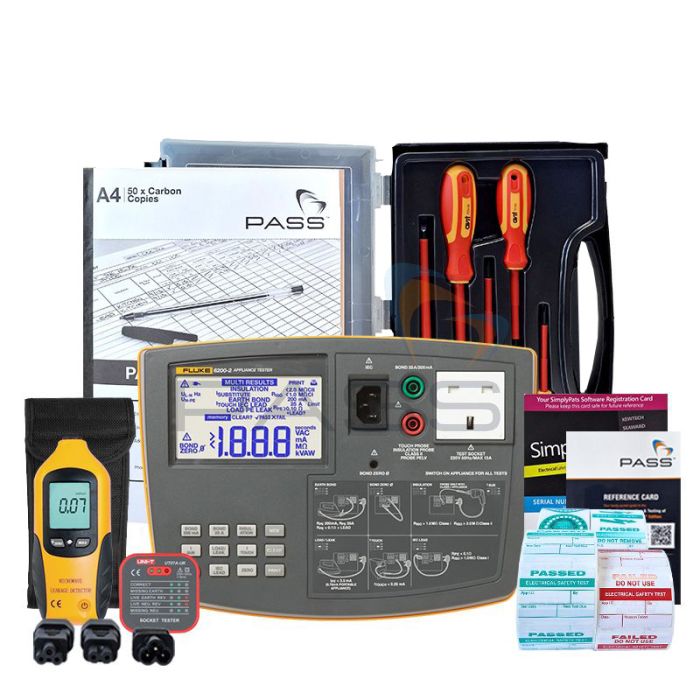 Fluke 6200-2 PAT Tester - Professional Kit (Bundle 2) all items