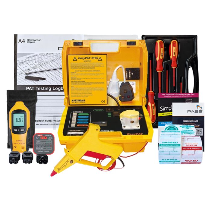 Martindale EasyPAT 2100 PAT Tester - PAT Professional Kit (Bundle 2)