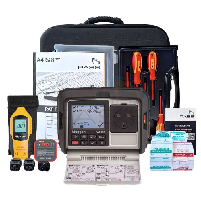 Megger PAT150 PAT Tester - Essentials Kit (Bundle 1) front view