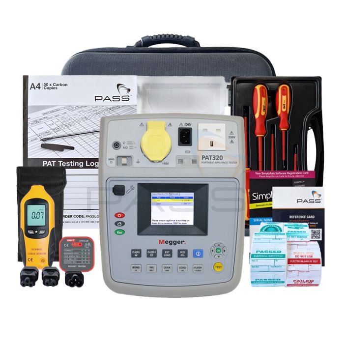 Megger PAT320 PAT Tester - Professional Kit (Bundle 2)