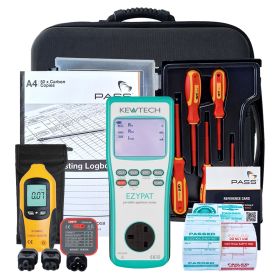 Kewtech EZYPAT PAT Tester – PAT Essentials Kit (Bundle 1)